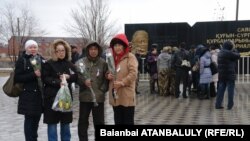 Акция, посвященная Жанаозену, Атырау, 24 марта.