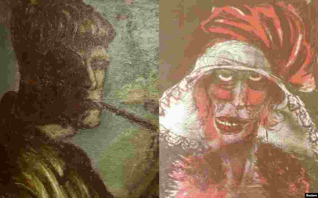 Two formerly unknown paintings from the early 20th century by German artist Otto Dix.