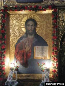Ікона Христа Пантократора, вкрадена нині