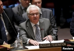 Віталій Чуркін на засіданні Ради безпеки ООН