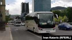 S protestne vožnje praznih autobusa ulicama Sarajeva, 12. maj