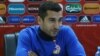 Armenia - Henrikh Mkhitaryan, the national football team captain, speaks at a news conference in Yerevan, 4Oct2017.