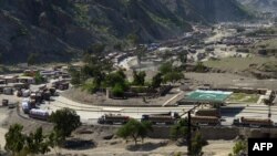 FILE: The Torkham border crossing between Afghanistan and Pakistan.