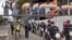 Pripadnici policije tokom Parade ponosa u Beogradu, 17. septembar 2017.