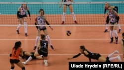 Валейбольная сустрэча з удзелам беларусак, архіўны здымак
