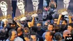 Demonstracije zbog hapšenja Radovana Karadžića, 29.07. 2008. u Beogradu