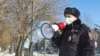 Полицейский на протесте, Хабаровск, архив
