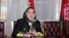 Afghanistan - Afghan MP Shukria Barakzai during a parliament meeting in Kabul, 15 Nov 2014