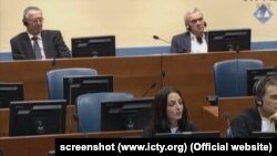 Franko Simatović i Jovica Stanišić u sudnici Tribunala u Hagu, 15.12.2015.