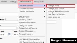 User Administration - Navigation