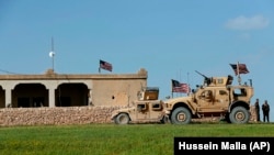 Vehicole militare americane în Siria, imagine de arhivă.