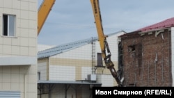 Снос торгового центра «Зимняя вишня» в Кемерове после случившегося там пожара.