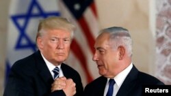 Presidenti Donald Trump dhe kryeministri izraelit Benjamin Netanyahu