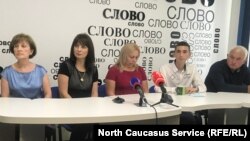 Пресс-конференция защитников Георгия Гуева во Владикавказе (архивное фото). Его подозревают в финансировании экстремистов