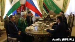 Казан вәкиллегенең Уфада мөфти Тәлгать Таҗетдин белән очрашуы