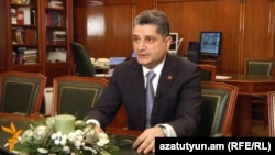 Armenia - Prime Minister Tigran Sarkisian is interviewed by RFE/RL's Armenian service, 30Dec2011.