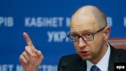 Премьер-министр Украины Арсений Яценюк. Киев, 15 октября 2015 года.