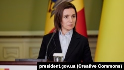 Moldovan President Maia Sandu (file photo)