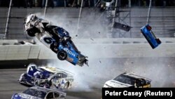 Гонки NASCAR в Дайтона-Бич, Флорида, 17 февраля 2020. Фото: Peter Casey-USA TODAY Sports