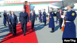Belarus Prezidenti Aleksandr Lukaşenko Azərbaycana rəsmi səfərə gəlib. 28noy2016