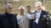 Iraq -- Commander of IRGC's Quds unit Qasem Soleimani alongside Iranian head of Reconstruction Organization of Holy Shrines in Iraq Hassan Polarak and Iraqi Military officer Abu Mahdi al-Muhandis in Karbala on June 2019