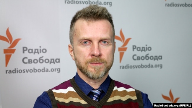 Антін Мухарський у студії Радіо Свобода. Київ, 2016 рік