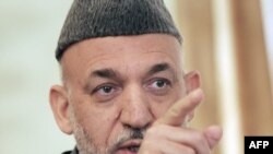 Afghan President Hamid Karzai: "We're grateful even for the little money that's come to Afghanistan."