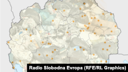 Lokacije nestandardnih deponija u Sjevernoj Makedoniji