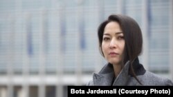 Бота Джардемали, сестра находящегося под следствием казахстанского предпринимателя Искандера Еримбетова, юрист, работающая в Европе. Фото сделано в Брюсселе в январе 2018 года.