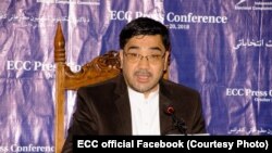 علی رضا روحانی سخنگوی کمیسیون شکایات انتخاباتی افغانستان