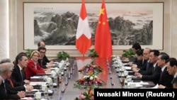 Встреча министров иностранных дел Китая и Швейцарии