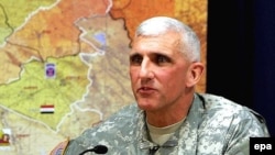 The commander of U.S. Army forces in Europe, Mark Hertling