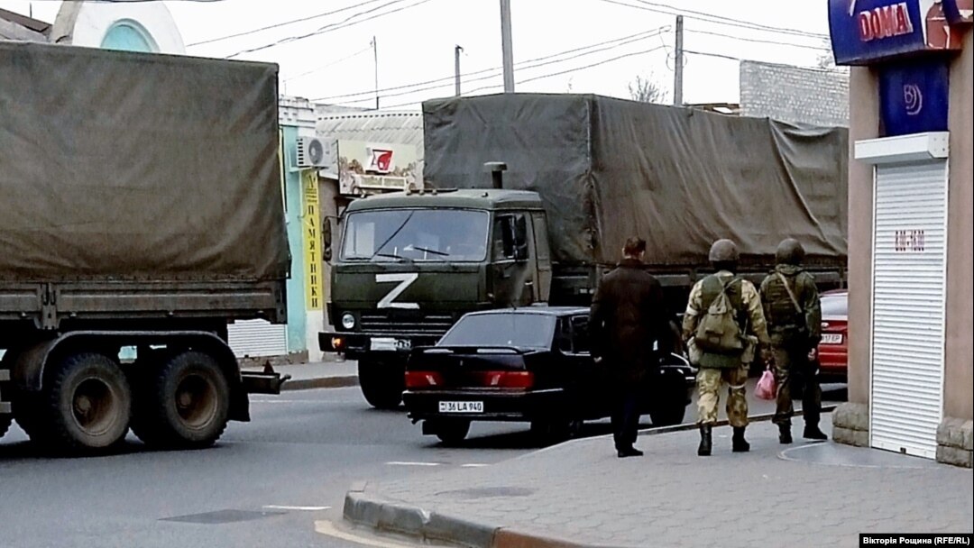 Мелитополь в апреле 2022 года