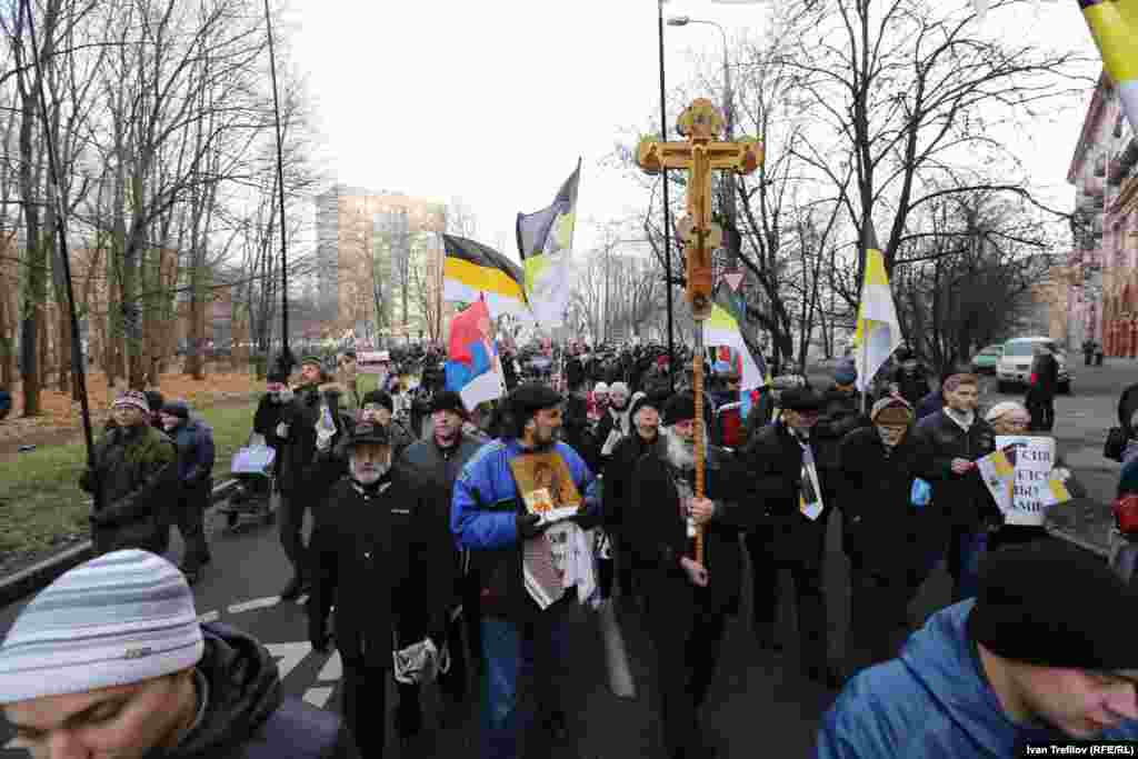 Марш в поддержку так называемой&nbsp;&quot;Новороссии&quot; в Москве 
