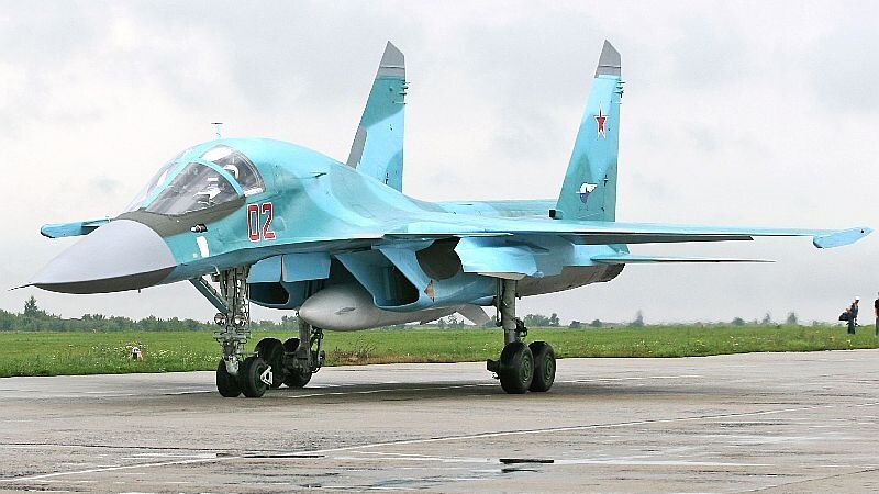 დონეცკის ოლქში ჩამოაგდეს სავარაუდოდ რუსეთის სამხედრო თვითმფრინავი Su-34