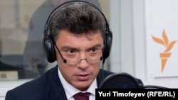 Russia -- Boris Nemtsov in Moscow studio after meeting with Obama, 07Jul2009 