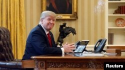 Donald Trump Səudiyə Ərəbistanı kralının zəngini gözləyir, Ağ Ev, 29 yanvar 2017