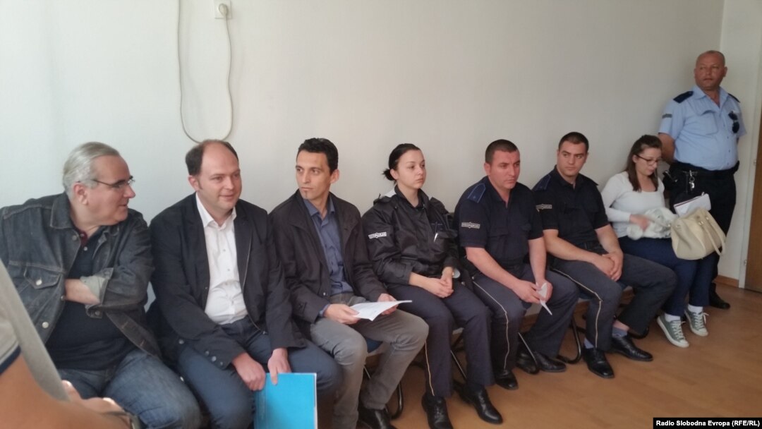Судски процес против членови на Левица.