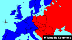 Европа, разделенная пополам. Так она выглядела со второй половины 1940-х до конца 1980-х годов