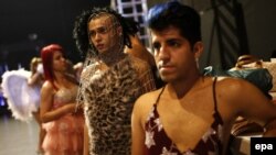 Türkiyədə LGBT-nin təşkil etdiyi moda sərgisi, arxiv fotosu