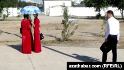 Mekdep okuwçylary. Türkmenistan. (Arhiw suraty) 