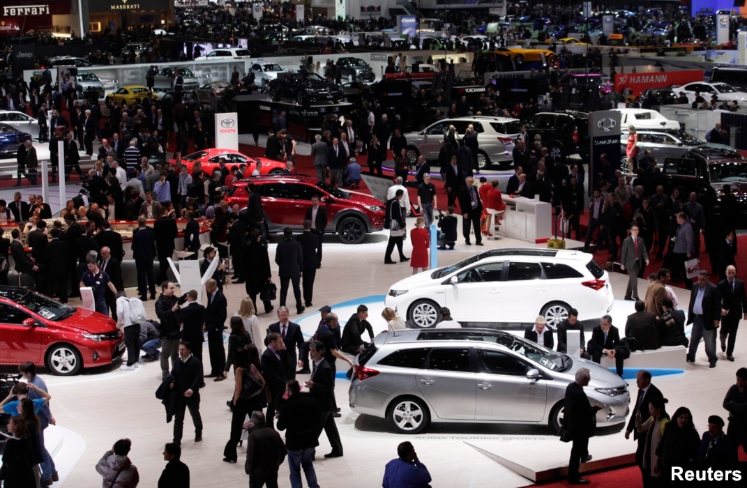 Million Dollar Cars Amid Industry Gloom At Geneva Auto Show