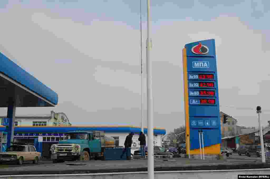 Kyrgyzstan - Osh, Petrol, oil, 29Nov2011