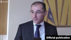 Министр финансов Армении Вардан Арамян, 2 ноября 2016 г. 