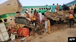 In a previous incident involving Pakistan railways, two trains collided in Rahim Yar Khan district in Punjab Province on July 11.
