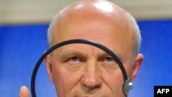 Belarusian opposition leader Alyaksandr Kazulin, 16Sep2008 