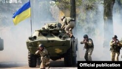 Украинские военные, иллюстрационное фото