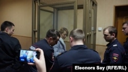 Анастасия Шевченко в зале суда, Ростов-на-Дону, 23 января 2019 года 