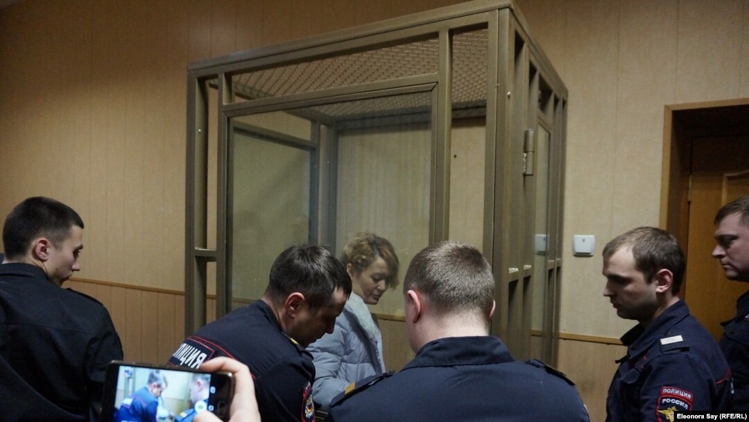 Анастасия Шевченко в зале суда, Ростов-на-Дону, 23 января 2019 года
