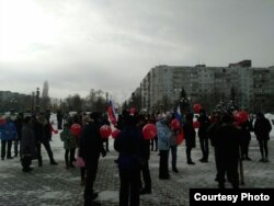Акция Навального в Старом Осколе. Фотография предоставлена Сашей. Р